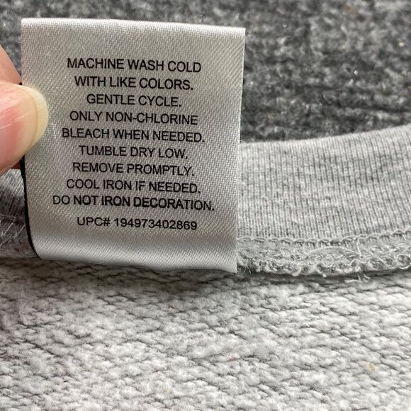 Disney Princess Sweatshirt‎ Womens XL 15 17 Gray Ariel Little Mermaid Graphic - Picture 5 of 9